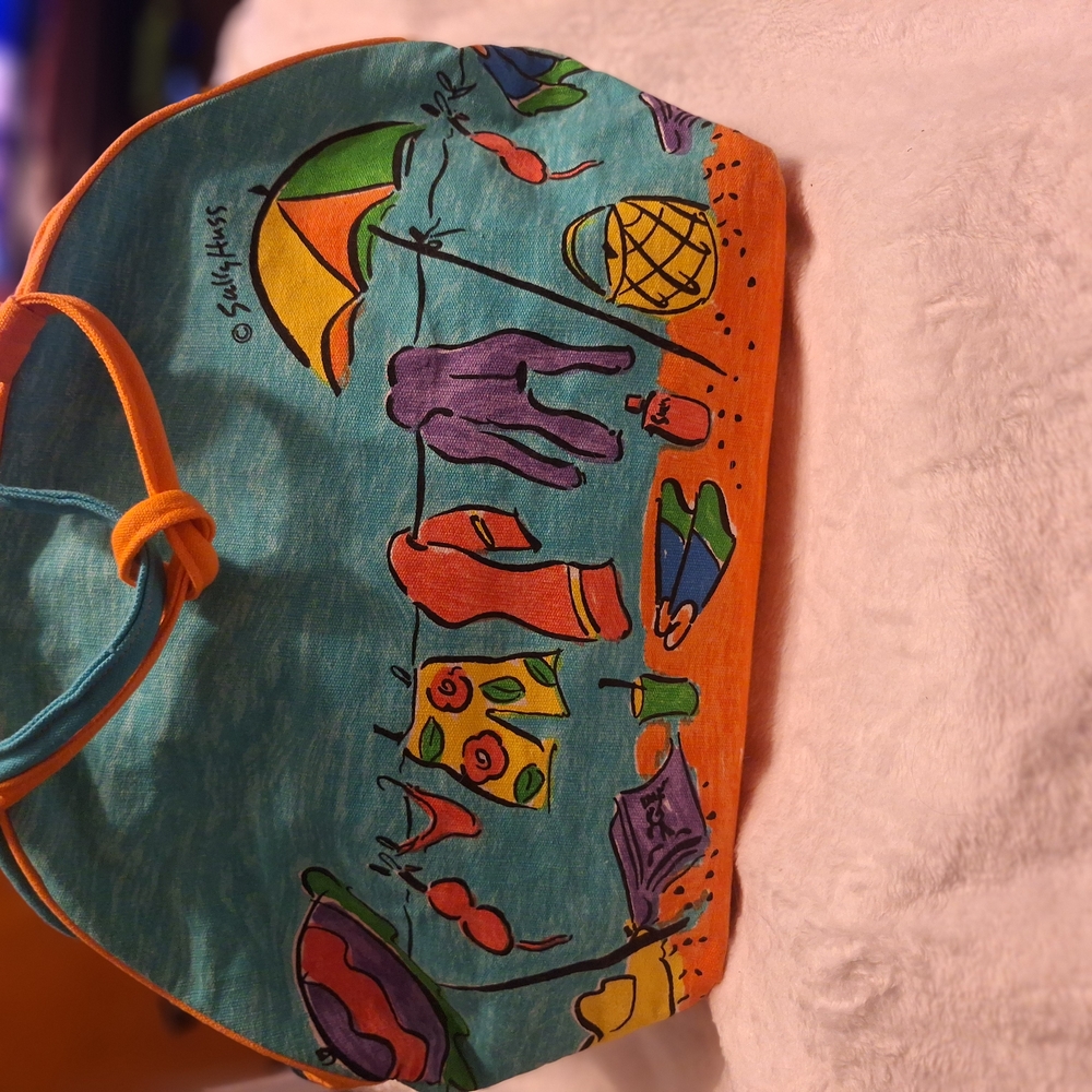 Sally Huzz Vintage Beach Bag
